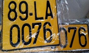 Từ 1/8, xe kinh doanh vận tải phải đổi biển màu trắng sang màu vàng