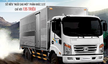 DAEHAN MOTORS ƯU ĐÃI 100% LỆ PHÍ TRƯỚC BẠ CHO TERA350 – NGÔI SAO MỚI PHÂN KHÚC 3.5 TẤN, THÙNG DÀI 4.9M