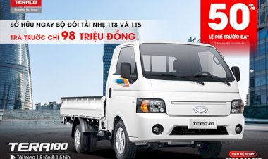 Giải mã “cơn sốt” TERA180 trên thị trường xe tải nhẹ đầu năm 2022