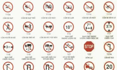 Các loại biển báo giao thông đường bộ ở Việt Nam
