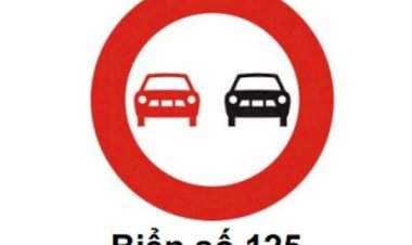 Biển báo cấm vượt và những điều cần biết rõ