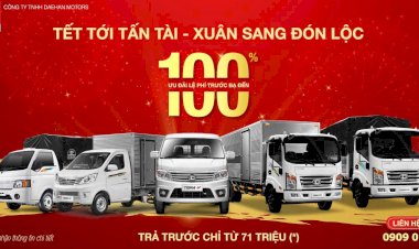 TƯNG BỪNG KHAI XUÂN, ƯU ĐÃI ĐẶC BIỆT CHO KHÁCH HÀNG MUA XE TERACO TRONG THÁNG 2 NÀY