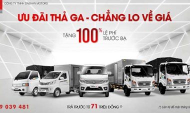 ƯU ĐÃI THẢ GA, CHẲNG LO VỀ GIÁ KHI SỞ HỮU CÁC DÒNG XE TERACO TRONG THÁNG 6