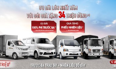 CHƯƠNG TRÌNH ƯU ĐÃI LỚN NHẤT NĂM CHO CÁC DÒNG XE TERACO TỪ DAEHAN MOTORS
