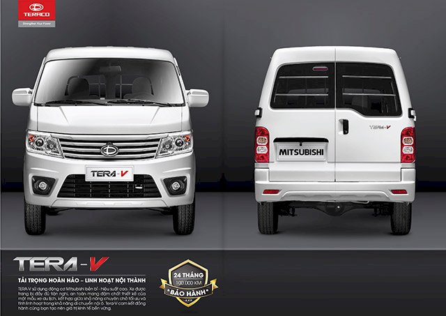 Van Tera V – Tân binh mới nhất phân khúc xe tải van