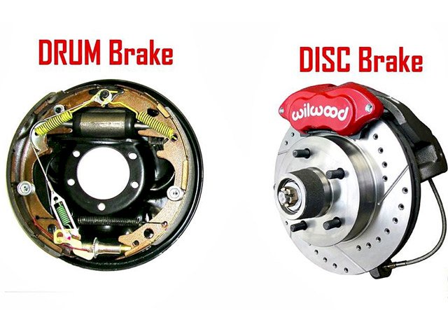 Phân biệt và so sánh ưu nhược điểm của phanh đĩa và phanh tang trống trên ô tô
