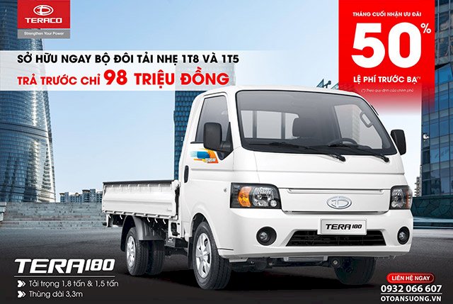 Giải mã “cơn sốt” TERA180 trên thị trường xe tải nhẹ đầu năm 2022