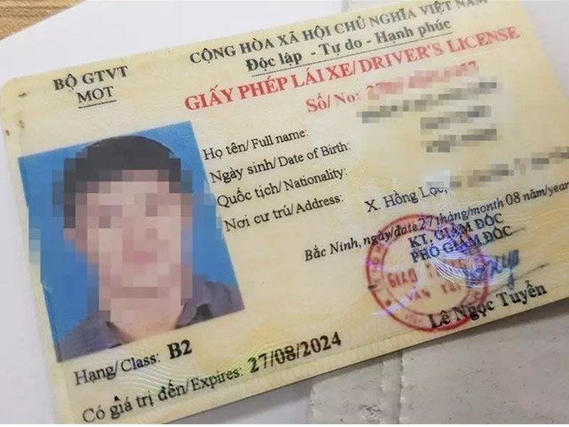 Lưu ý cần biết về giấy phép lái xe tích hợp trong căn cước công dân
