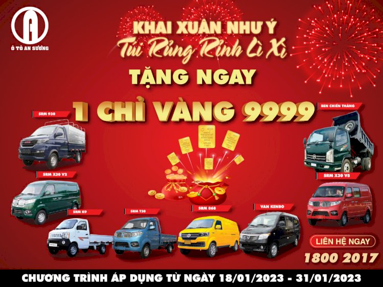 ƯU ĐÃI LÊN ĐẾN 155 TRIỆU ĐỒNG KHI MUA XE TRONG DỊP TẾT QUÝ MÃO 2023
